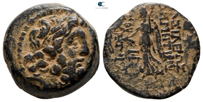 Seleukid Kingdom. Antioch. Demetrios II Nikator, 2nd reign 129-125 BC. 
Bronze ...