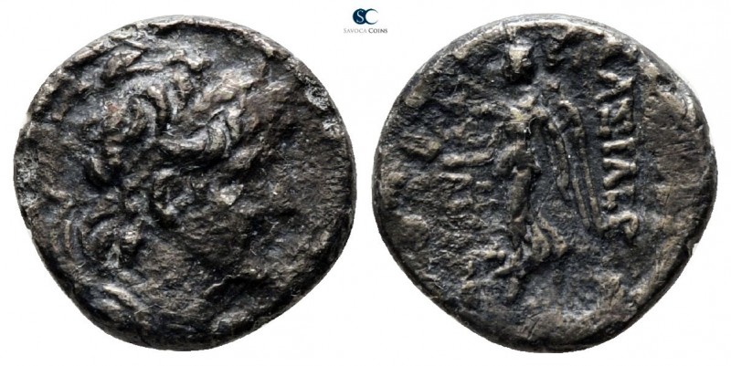 Seleukid Kingdom. Antioch. Alexander II Zabinas 128-123 BC. 
Hemidrachm AR

1...