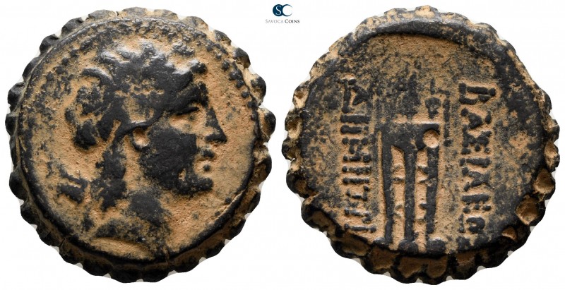 Seleukid Kingdom. Antioch on the Orontes. Demetrios I Soter 162-150 BC. 
Serrat...