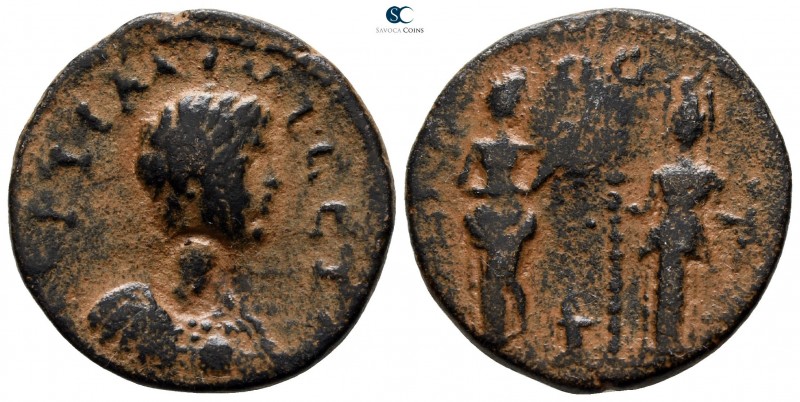 Corinthia. Corinth. Geta as Caesar AD 197-209. 
Bronze Æ

22 mm., 7.36 g.

...