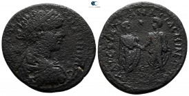 Pontos. Amaseia. Caracalla and Geta AD 197-217. Bronze Æ