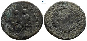 Lydia. Sardeis . Germanicus, with Drusus, Caesar 15 BC-AD 19. Bronze Æ