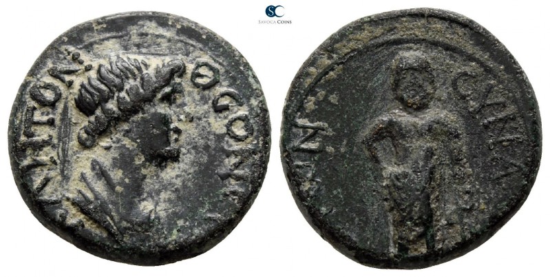Phrygia. Synaos . Pseudo-autonomous issue circa AD 100-200. 
Bronze Æ

16 mm....