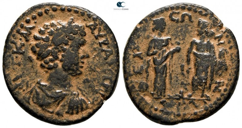 Phrygia. Themisonion . Caracalla AD 198-217. 
Bronze Æ

25 mm., 7.53 g.


...