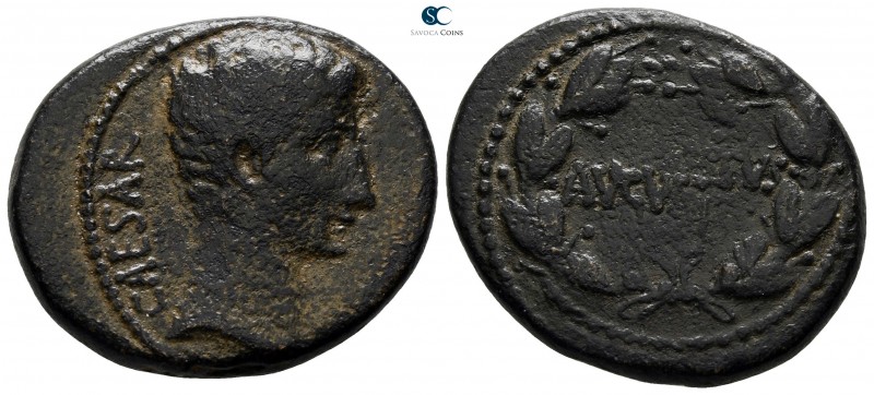 Seleucis and Pieria. Antioch. Augustus 27 BC-AD 14. 
Bronze Æ

27 mm., 11.11 ...