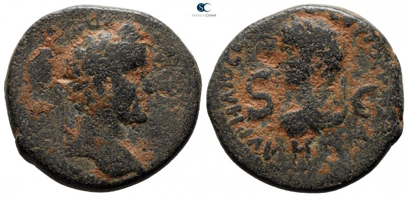 Seleucis and Pieria. Antioch. Antoninus Pius with Marcus Aurelius, as Caesar AD ...