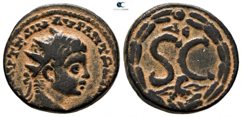 Seleucis and Pieria. Antioch. Elagabalus AD 218-222. 
Bronze Æ

19 mm., 6.46 ...