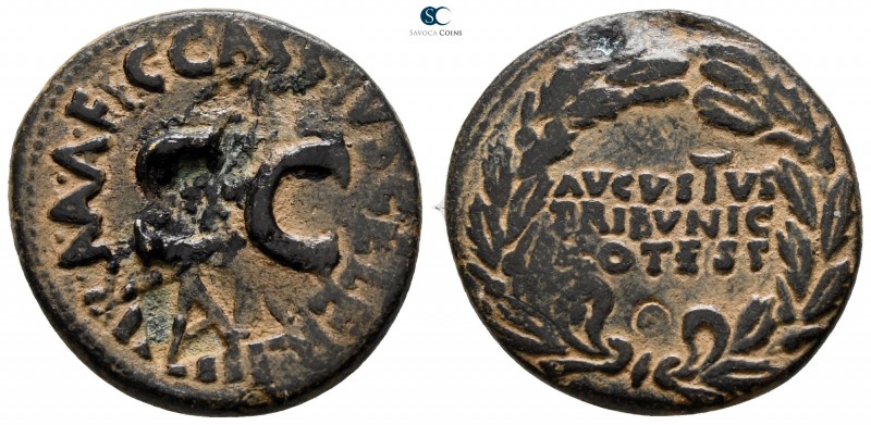 Augustus 27 BC-AD 14. Rome
As Æ

24 mm., 8.02 g.



very fine