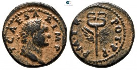 Titus, as Caesar AD 76-78. Rome mint for circulation in the East. Semis Æ