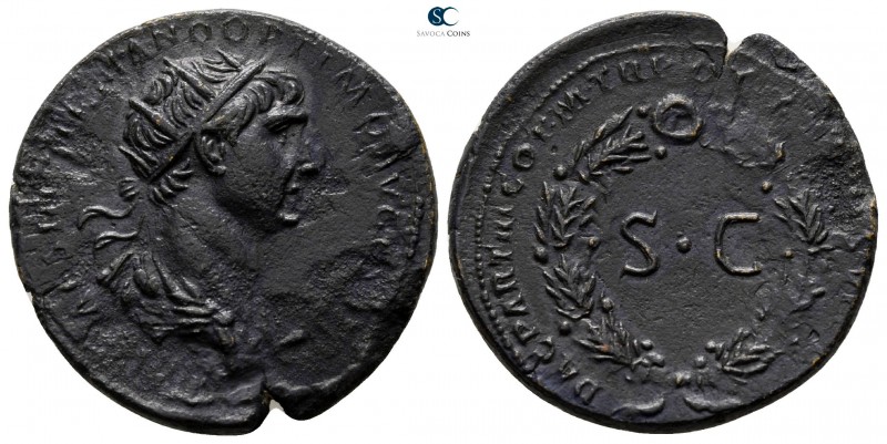 Trajan AD 98-117. Struck for circulation in the East
Semis Æ

22 mm., 7.52 g....