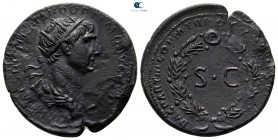 Trajan AD 98-117. Struck for circulation in the East. Semis Æ