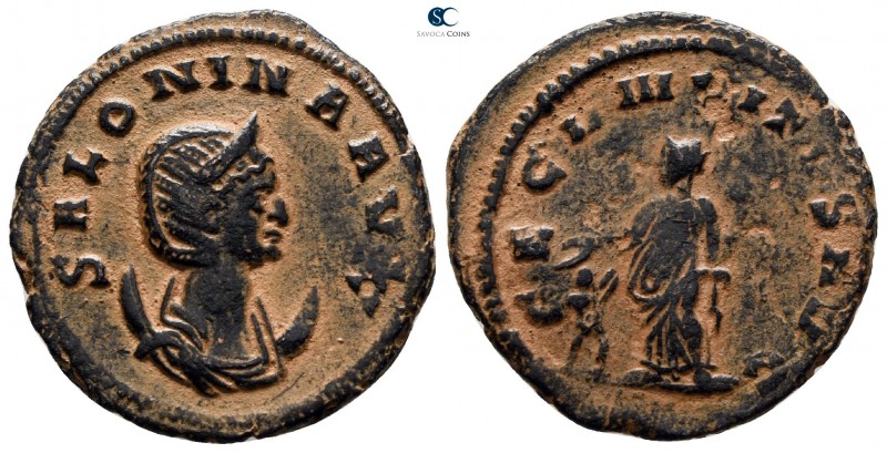 Salonina AD 254-268. Rome
Antoninianus Æ

21 mm., 3.54 g.



very fine