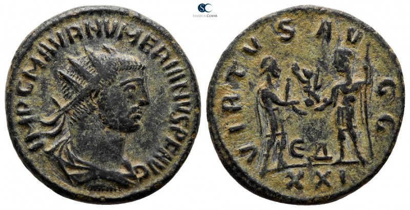 Numerian AD 283-284. Cyzicus
Antoninianus Æ

19 mm., 4.35 g.



nearly ve...