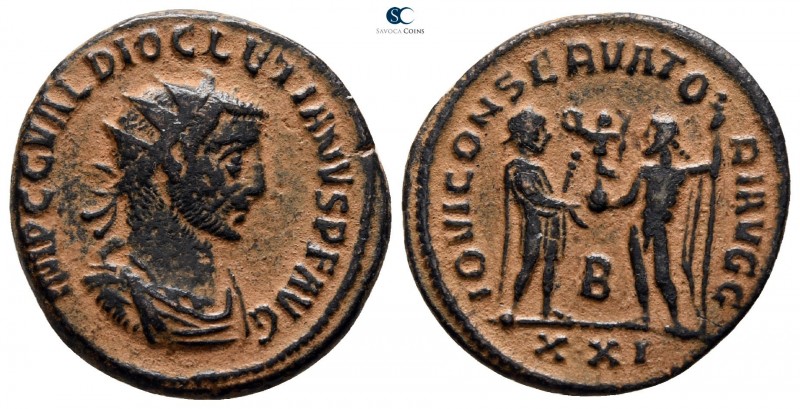 Diocletian AD 284-305. Antioch
Antoninianus Æ

19 mm., 3.41 g.



very fi...