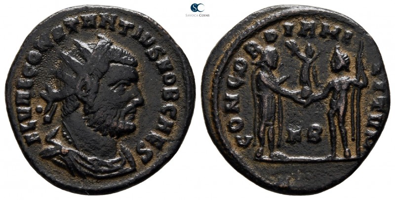 Constantius I as Caesar AD 293-305. Cyzicus
Radiatus Æ

19 mm., 2.99 g.


...