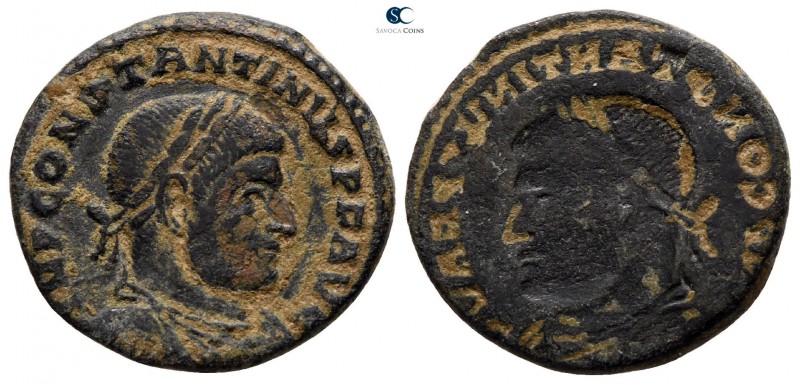 Constantine I the Great AD 306-337. Rome
Brockage Follis Æ

19 mm., 3.63 g.
...