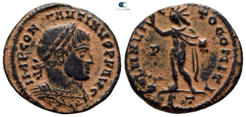 Constantine I the Great AD 306-337. Treveri
Follis Æ

19 mm., 2.74 g.



...