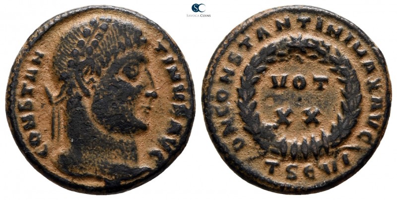 Constantinus I the Great AD 306-336. Thessaloniki
Follis Æ

17 mm., 3.41 g.
...