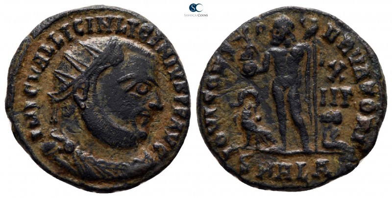 Licinius I AD 308-324. Alexandria
Follis Æ

18 mm., 2.93 g.



nearly ver...