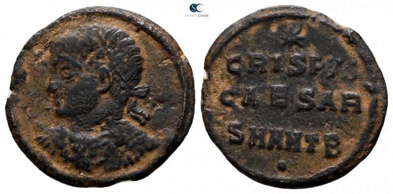 Crispus, as Caesar AD 317-326. Antioch
Follis Æ

17 mm., 2.18 g.



nearl...