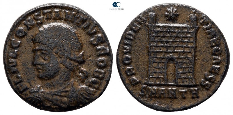 Constantius II as Caesar AD 324-337. Antioch
Follis Æ

18 mm., 3.17 g.


...