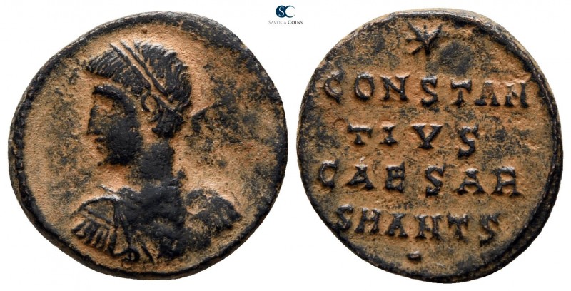 Constantius II as Caesar AD 324-337. Antioch
Follis Æ

17 mm., 2.13 g.


...