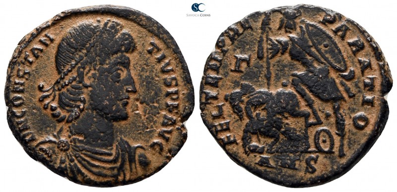 Constantius II AD 337-361. Antioch
Follis Æ

22 mm., 4.62 g.



very fine...