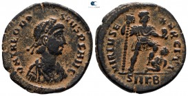 Theodosius I AD 379-395. Cyzicus. Follis Æ