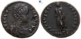 Aelia Flacilla AD 383-386. Antioch. Follis Æ