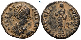 Aelia Flacilla AD 383-386. Antioch. Follis Æ