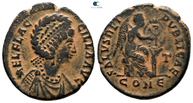 Aelia Flacilla AD 383-386. Constantinople
Follis Æ

21 mm., 4.38 g.



ve...