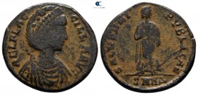 Aelia Flacilla AD 383-386. Nicomedia. Follis Æ