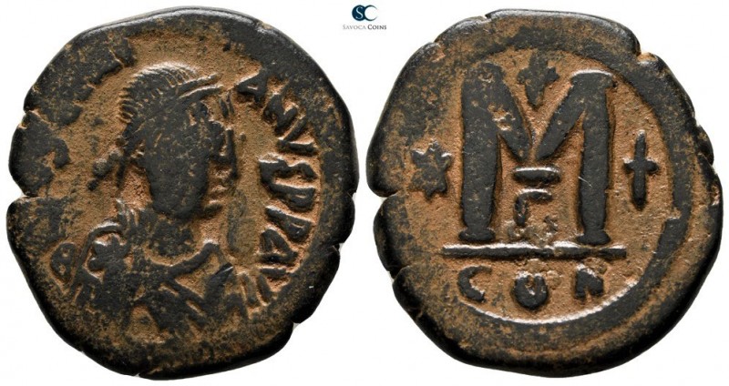 Justinian I AD 527-565. Constantinople
Follis Æ

31 mm., 17.95 g.



very...