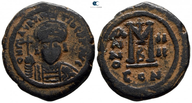 Maurice Tiberius AD 582-602. Constantinople
Follis Æ

28 mm., 11.77 g.


...