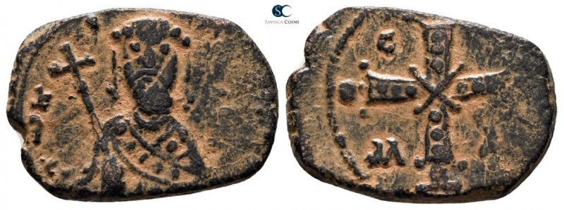 Alexius I Comnenus AD 1081-1118. Thessalonica
Tetarteron Æ

20 mm., 3.30 g.
...