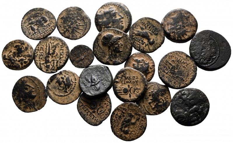 Lot of ca. 20 Greek bronze coins / SOLD AS SEEN, NO RETURN!

very fine