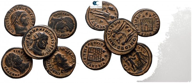 Lot of 5 Roman Imperial bronze coins / SOLD AS SEEN, NO RETURN!

very fine