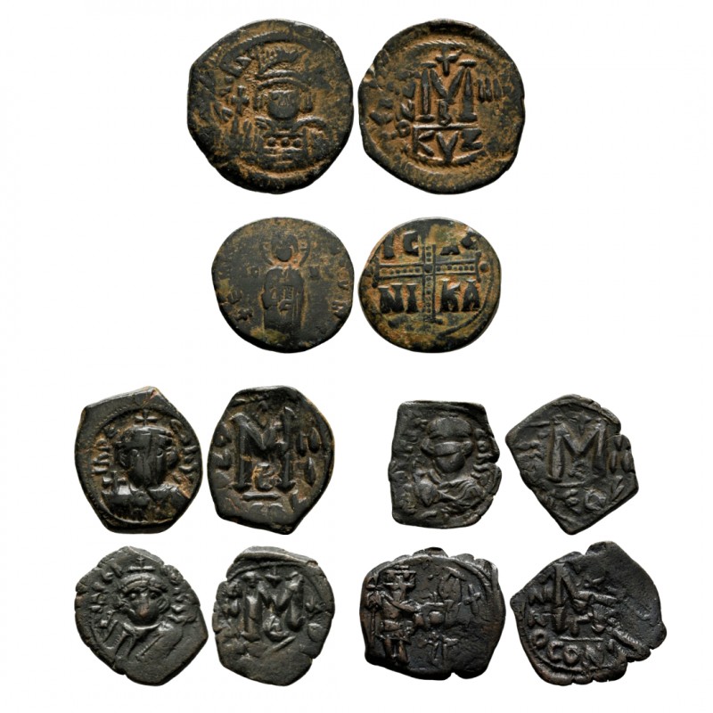 Lot of 6 Byzantine bronze coins / SOLD AS SEEN, NO RETURN!

very fine