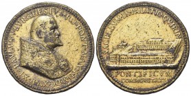 ROMA
Paolo V (Camillo Borghese), 1605-1621.
Medaglia 1616 opus Giacomo Antonio Mori.
Æ, gr. 68,65 mm 58,1
Dr. PAVLVS V BVRGHESIVS RO PONT MAX A D ...