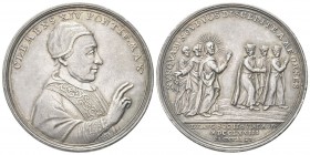 ROMA
Clemente XIV (Gian Vincenzo Antonio Ganganelli), 1769-1774.
Medaglia 1773 opus T. Van Berckel.
Ag, gr. 21,82 mm 44,8
Dr. CLEMENS XIV PONTIF M...