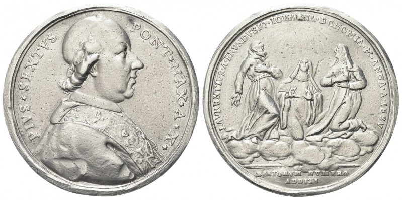 ROMA
Pio VI (Giannangelo Braschi), 1775-1799.
Medaglia 1784 a. X.
Ag, gr. 23,...