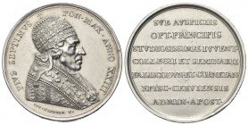ROMA
Pio VII (Barnaba Chiaramonti), 1800-1823.
Medaglia 1822 a. XXIII opus G. Cerbara.
Ag, gr. 33,59 mm 42,7
Dr. PIVS SEPTIMVS - PON MAX ANNO XXII...