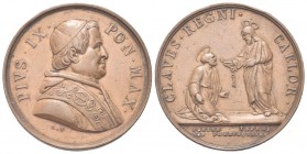 Roma
Pio IX (Giovanni Maria Mastai Ferretti), 1846-1878.
Medaglia 1846 opus L. Themmel
Æ, gr. 19,92 mm 43,9
Dr. PIVS IX - PON MAX. Busto a d., con...