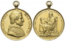 ROMa
Pio IX (Giovanni Maria Mastai Ferretti), 1846-1878.
Medaglia 1847 opus G. Girometti.
Æ dorato, gr. 44,13 mm 43,4
Dr. PIVS IX PONT - MAX ANNO ...
