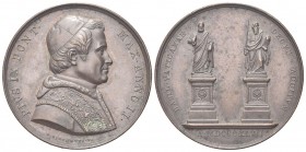 ROMA
Pio IX (Giovanni Maria Mastai Ferretti), 1846-1878.
Medaglia 1847 a. II opus G. Girometti.
Ag, gr. 34,07 mm44
Dr. PIVS IX PONT - MAX ANNO II....