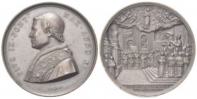 ROMA
Pio IX (Giovanni Maria Mastai Ferretti), 1846-1878.
Medaglia 1856 a. XI opus G. Bianchi.
Æ, gr. 39,30 mm 43,6
Dr. PIV IX PONT - MAX ANNO XI. ...