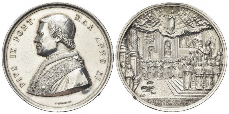 ROMA
Pio IX (Giovanni Maria Mastai Ferretti), 1846-1878.
Medaglia 1856 a. XI o...