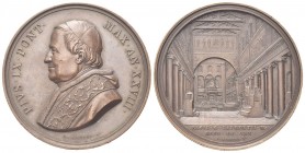 ROMA
Pio IX (Giovanni Maria Mastai Ferretti), 1846-1878.
Medaglia 1873 a. XXVIII opus G. Bianchi.
Ag, gr. 36,52 mm 44
Dr. PIVS IX PONT - MAX AN XX...