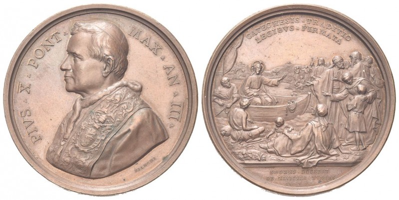 ROMA
Pio X (Giuseppe Melchiorre Sarto), 1903-1914.
Medaglia 1905 a. III opus F...