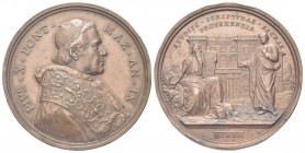 ROMA
Pio X (Giuseppe Melchiorre Sarto), 1903-1914.
Medaglia 1912 a. IX opus F. Bianchi.
Æ, gr. 33,66 mm 43,8
Dr. PIVS X PONT - MAX AN VIII. Busto ...